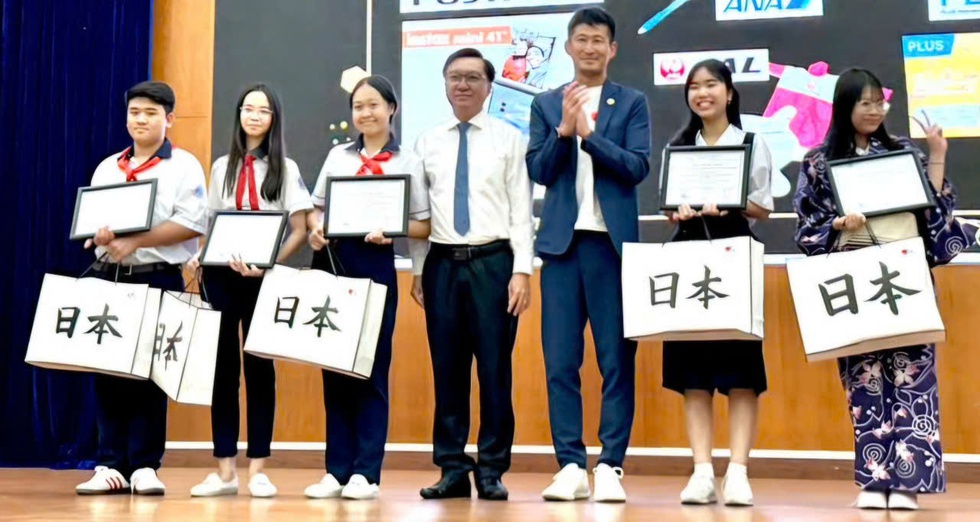 Tăng gấp đ&ocirc;i số học sinh TP.HCM thi h&ugrave;ng biện tiếng Nhật- Ảnh 1.