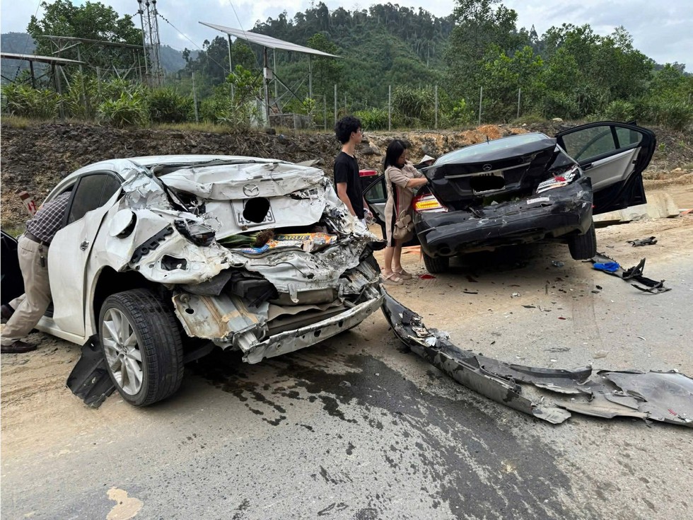 Đà Nẵng: 11 ô tô tai nạn liên hoàn  trên cao tốc La Sơn - Hòa Liên- Ảnh 2.