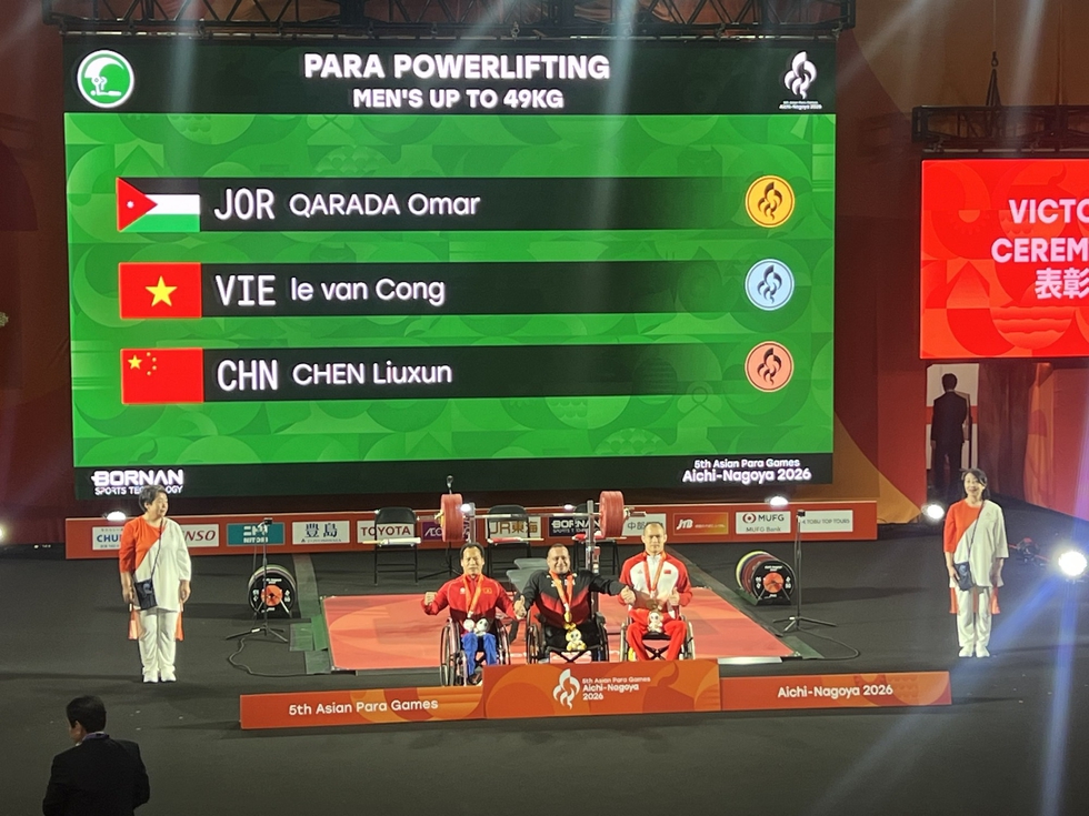 Lực sĩ Lê Văn Công xuất sắc đoạt HCB Asian Para Games 2026 tại Nhật Bản- Ảnh 3.