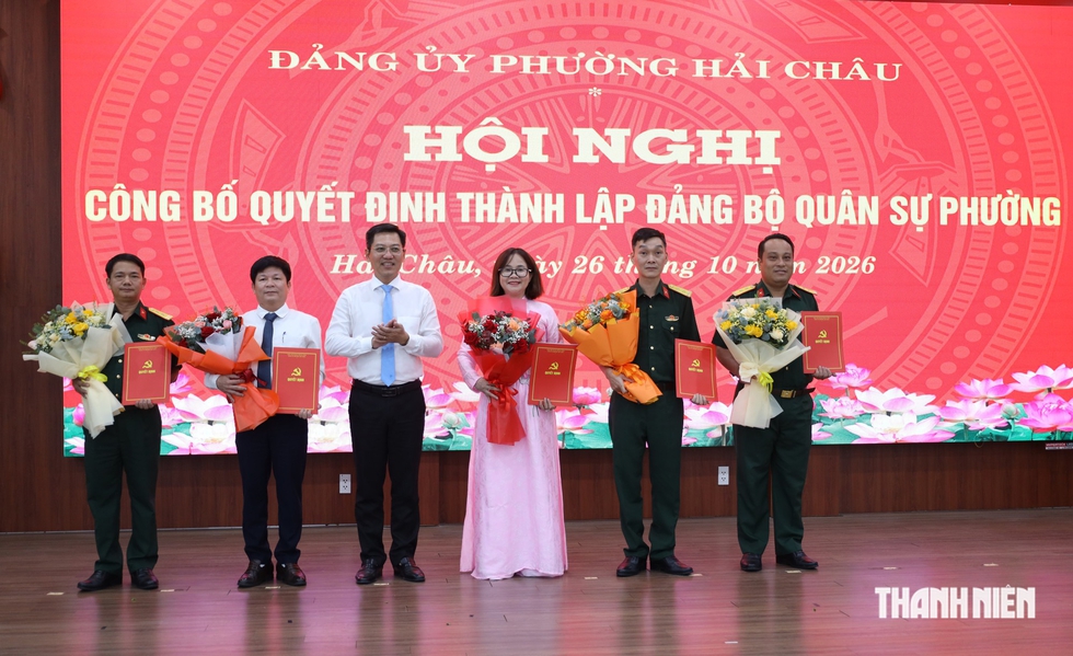 Đảng bộ qu&acirc;n sự cấp phường đầu ti&ecirc;n ở Đ&agrave; Nẵng được th&agrave;nh lập- Ảnh 1.