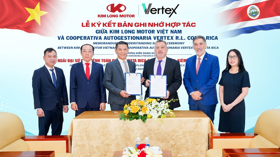 Kim Long Motor k&yacute; bi&ecirc;n bản ghi nhớ với VERTEX R.L., hướng đến thị trường Trung Mỹ- Ảnh 2.