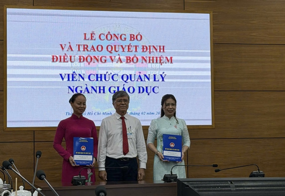 TP.HCM: Bổ nhiệm th&ecirc;m 2 hiệu trưởng, hiệu ph&oacute; trường phổ th&ocirc;ng- Ảnh 1.