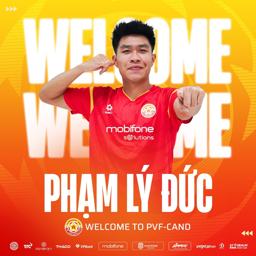 N&oacute;ng: Trung vệ L&yacute; Đức cập bến PVF-CAND, chuyển từ đua v&ocirc; địch sang... đua trụ hạng?- Ảnh 1.