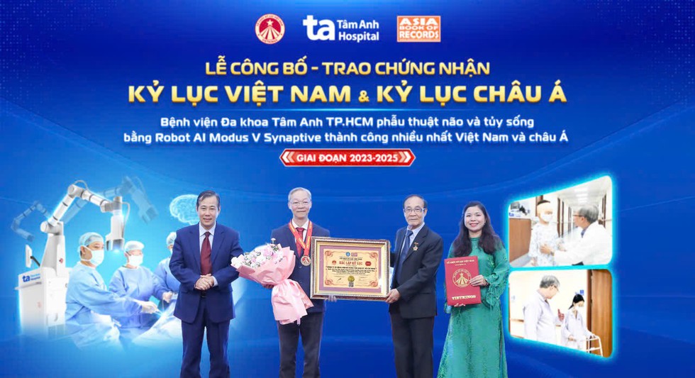Bệnh viện đa khoa T&acirc;m Anh TP.HCM lập kỷ lục Việt Nam, ch&acirc;u &Aacute;- Ảnh 2.