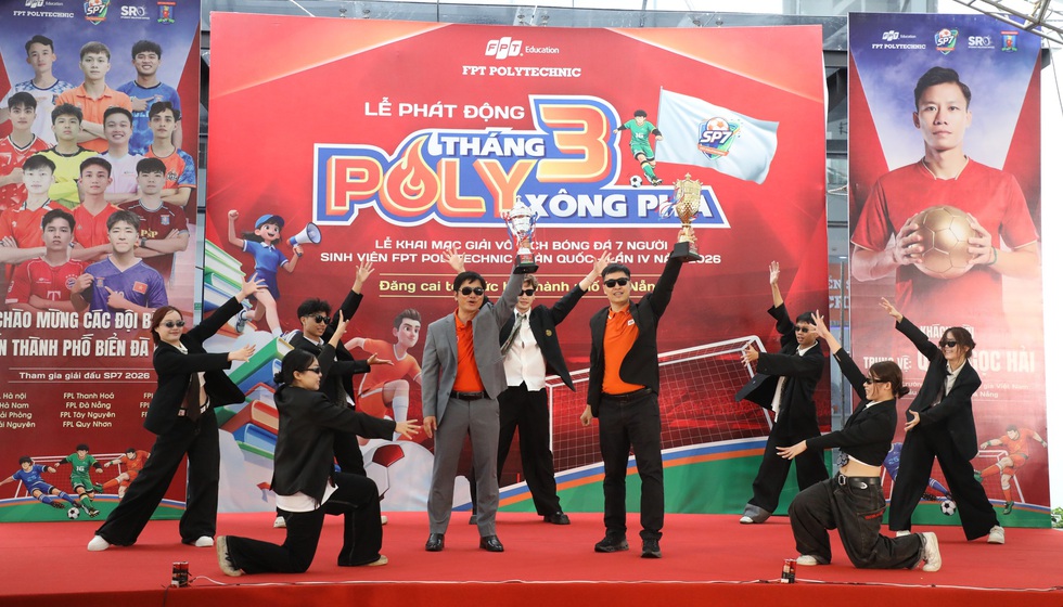 Sinh vi&ecirc;n FPT Polytechnic tranh t&agrave;i tại SP7 2026, trung vệ Quế Ngọc Hải đến tiếp lửa- Ảnh 4.