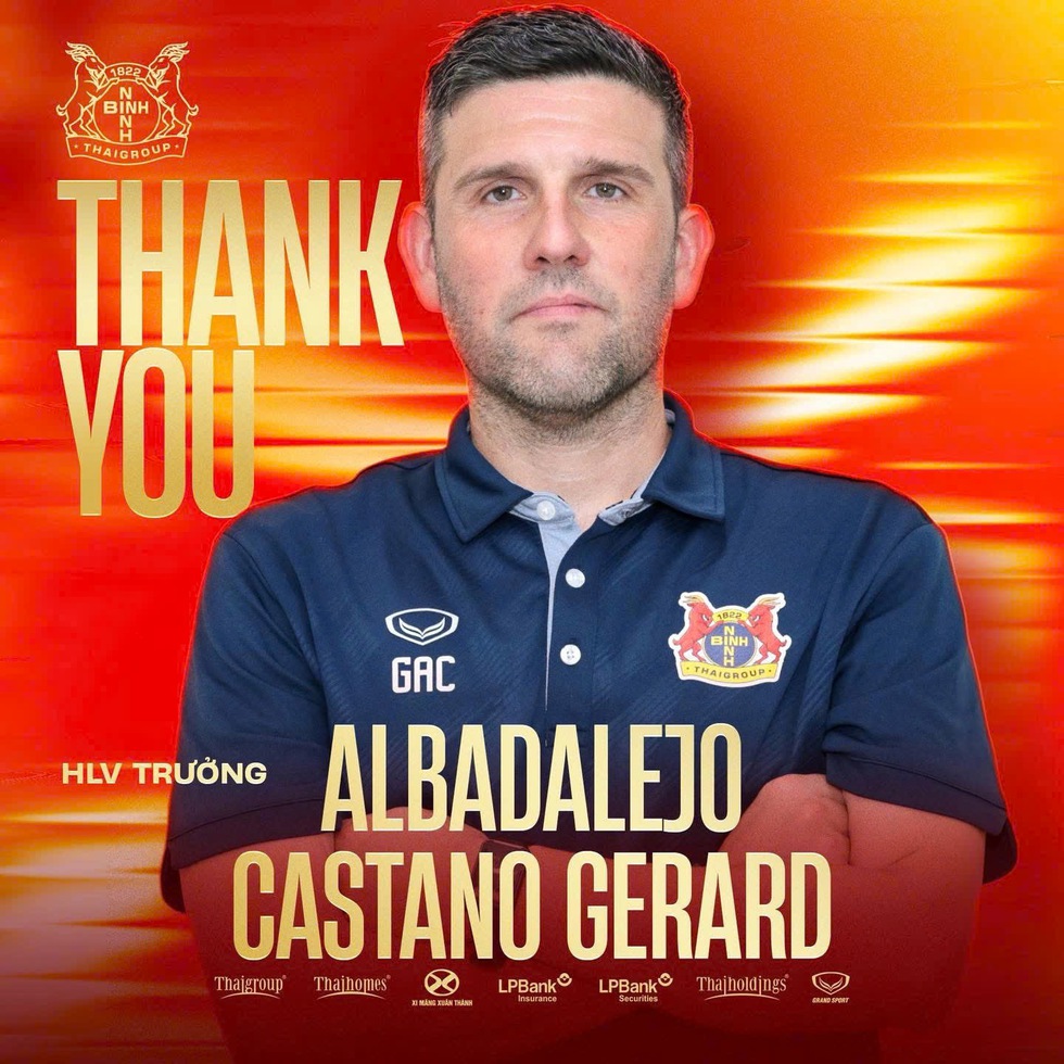 N&oacute;ng: HLV người T&acirc;y Ban Nha Albadalejo bị chấm dứt hợp đồng sau chuỗi thua đau của Ninh B&igrave;nh- Ảnh 1.