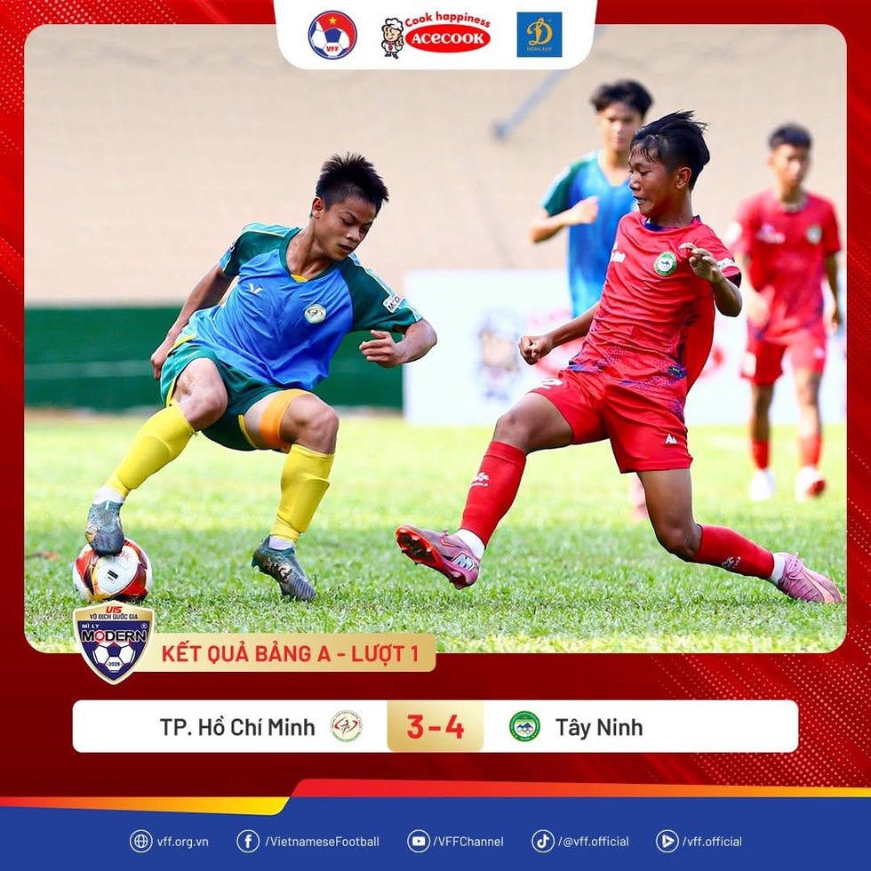 C&oacute; Huỳnh Đức, U.15 TP.HCM vẫn thua ngược cực kỳ đ&aacute;ng tiếc- Ảnh 1.