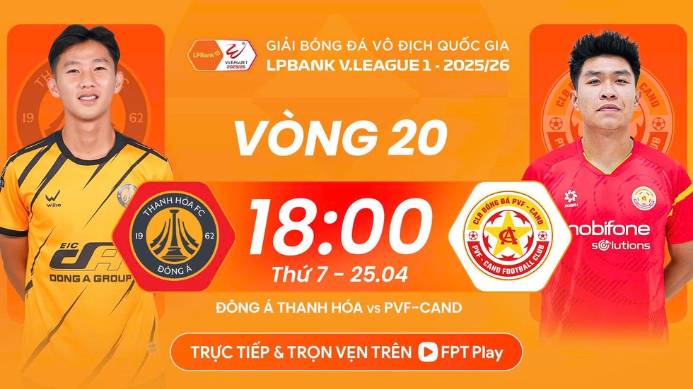 Lịch thi đấu V-League rất hay h&ocirc;m nay: Nam Định l&agrave;m kh&aacute;ch đầy thử th&aacute;ch, Thanh H&oacute;a kh&ocirc;ng c&ograve;n đường l&ugrave;i- Ảnh 1.