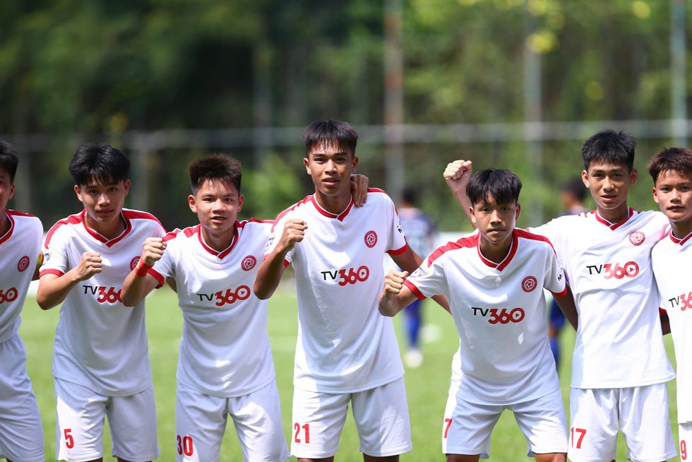 U.15 Thể C&ocirc;ng Viettel I v&agrave; H&agrave; Nội I c&ugrave;ng thắng đậm, tr&agrave;n trề cơ hội v&agrave;o tứ kết- Ảnh 1.