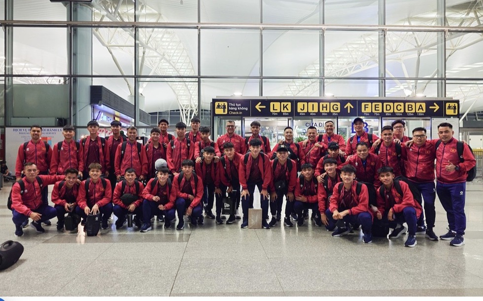 U.17 Việt Nam l&ecirc;n đường sang Ả Rập X&ecirc; &Uacute;t, quyết săn v&eacute; World Cup: Đấu đối thủ n&agrave;o?- Ảnh 1.