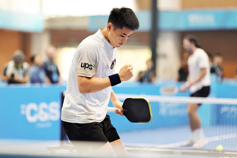 Trương Vinh Hiển tạo &lsquo;địa chấn&rsquo; trước tay vợt pickleball số 2 thế giới- Ảnh 4.