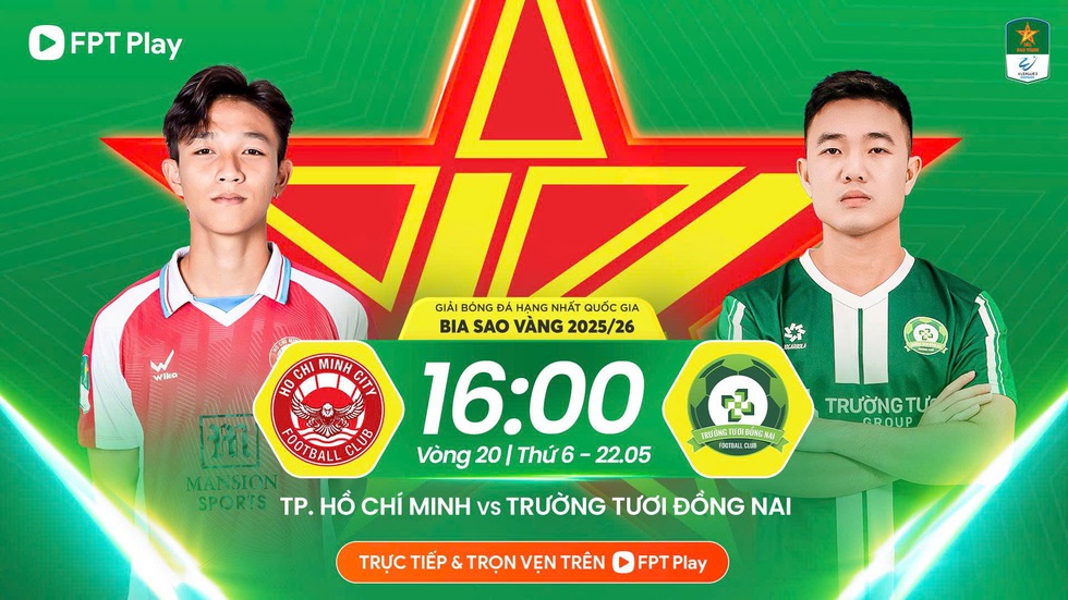 Lịch thi đấu Trường Tươi Đồng Nai cực hay h&ocirc;m nay: Phải thắng CLB TP.HCM, C&ocirc;ng Phượng lại ghi b&agrave;n?- Ảnh 1.