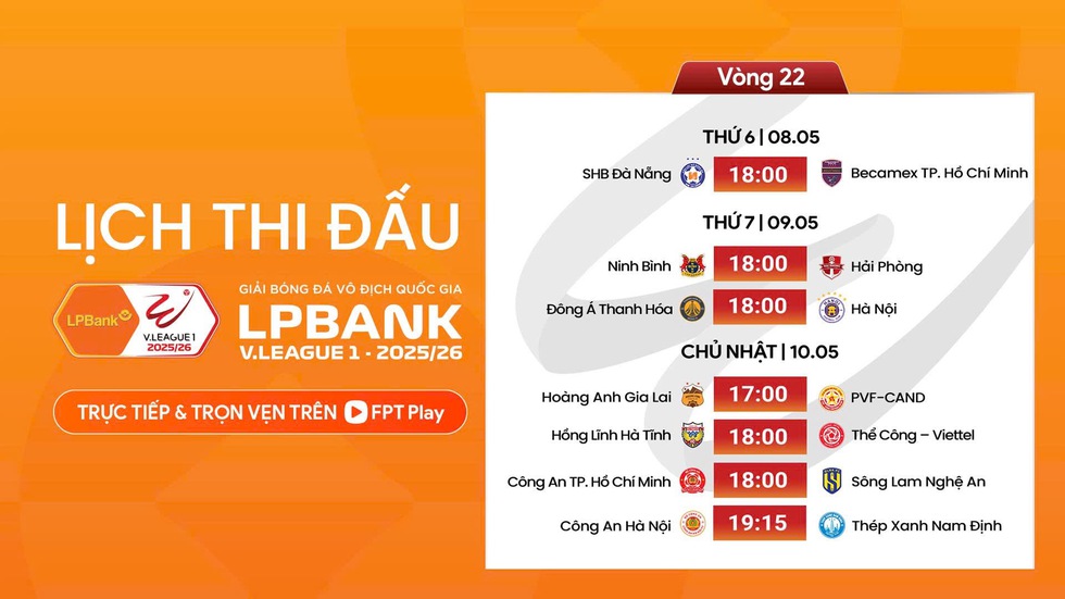 Lịch thi đấu, trực tiếp V-League rất hay h&ocirc;m nay: Thanh H&oacute;a quyết chiến H&agrave; Nội, Ninh B&igrave;nh l&ecirc;n tốp 3 nếu&hellip;- Ảnh 1.