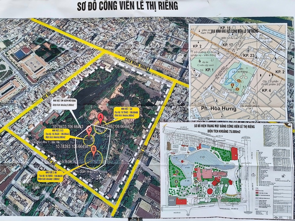 D&ugrave;ng radar xuy&ecirc;n đất t&igrave;m mộ liệt sĩ tại C&ocirc;ng vi&ecirc;n L&ecirc; Thị Ri&ecirc;ng- Ảnh 1.