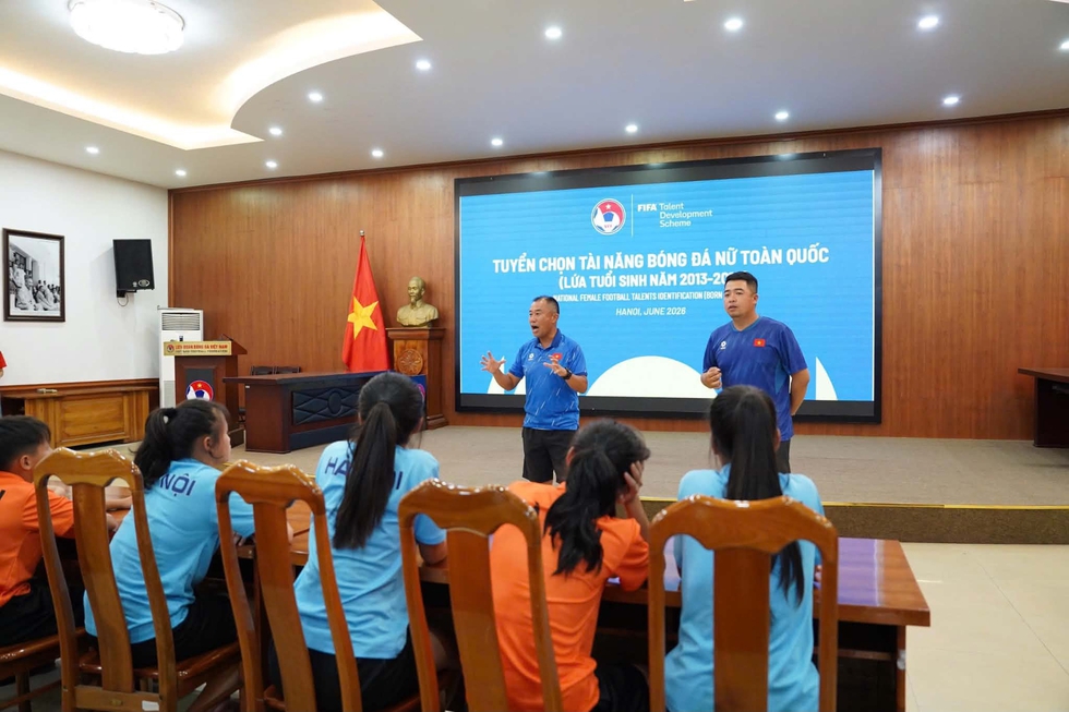 Công cuộc săn tìm tài năng bóng đá nữ Việt Nam, FIFA và VFF chung sức đồng lòng- Ảnh 1.