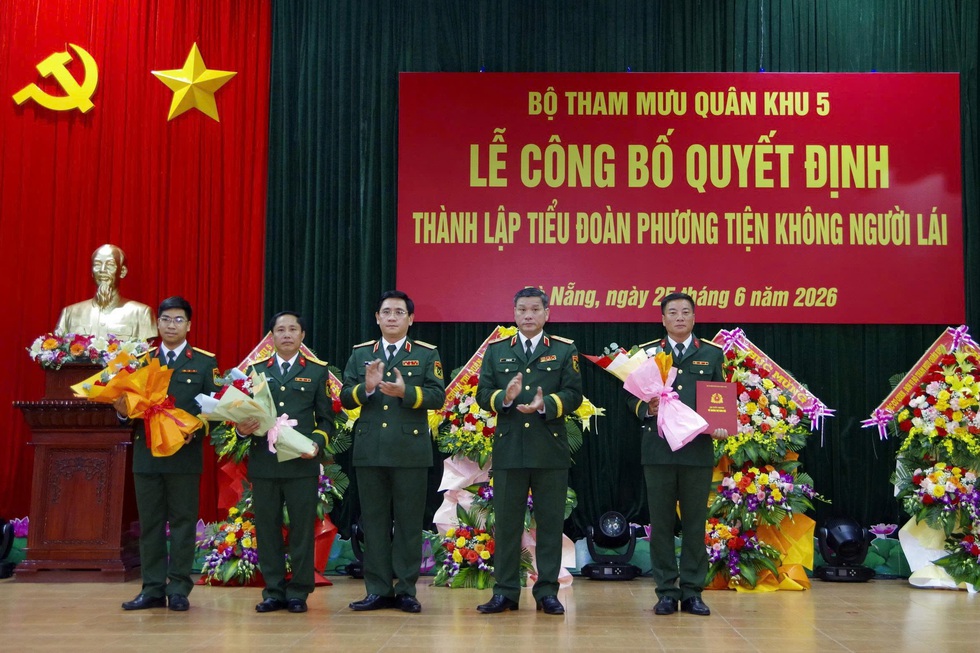 Qu&acirc;n khu 5 th&agrave;nh lập Tiểu đo&agrave;n Phương tiện kh&ocirc;ng người l&aacute;i- Ảnh 2.