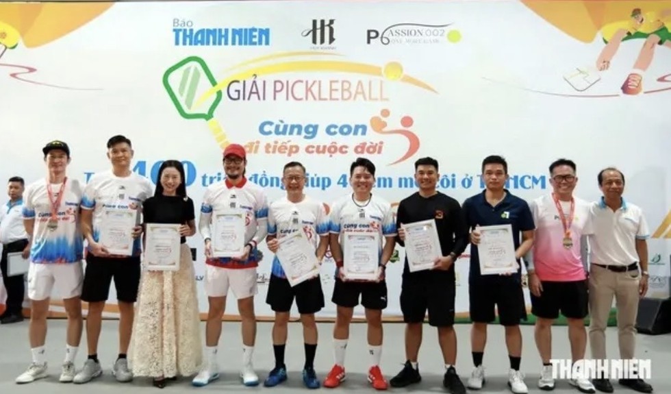 Gi&uacute;p trẻ mồ c&ocirc;i qua giải pickleball &lsquo;C&ugrave;ng con đi tiếp cuộc đời&rsquo;- Ảnh 5.