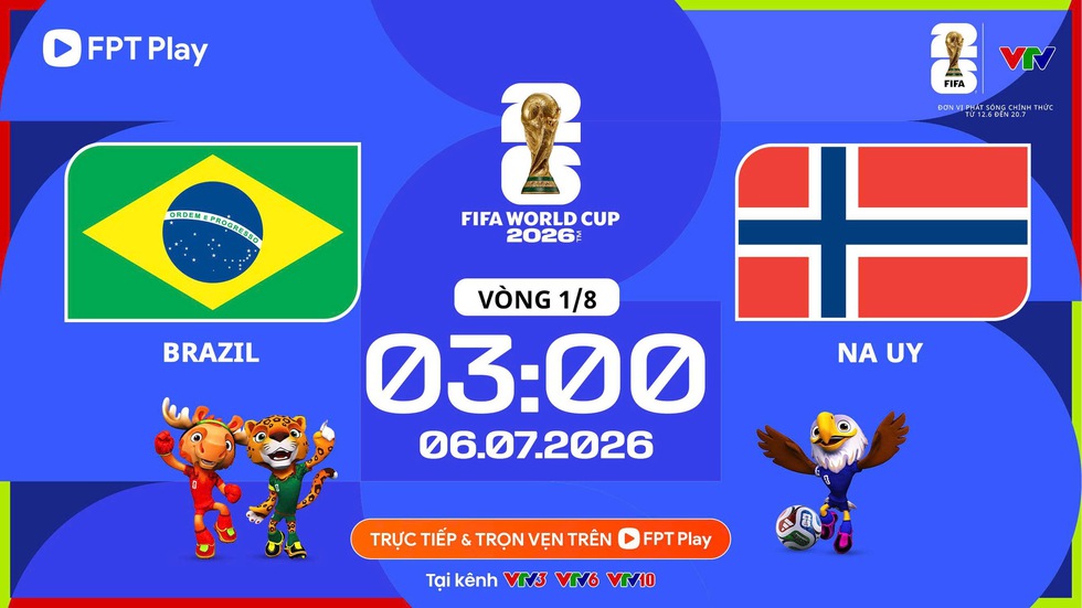 Brazil - Na Uy (3 giờ ng&agrave;y 6.7, trực tiếp VTV): Vũ điệu samba rộn r&agrave;ng- Ảnh 1.