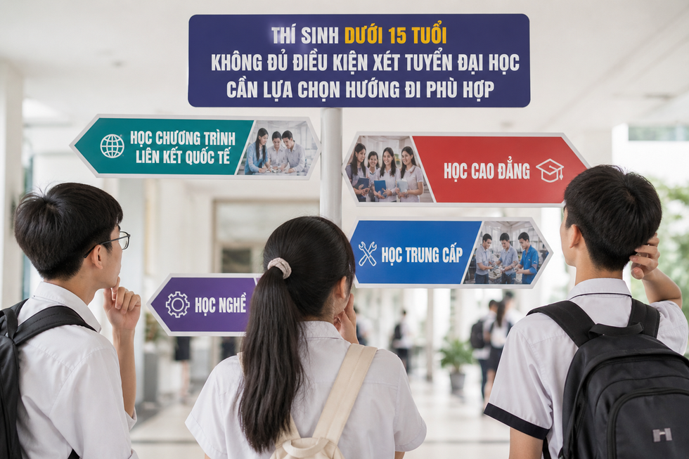 Th&iacute; sinh dưới 15 điểm chọn tiếp con đường học tập n&agrave;o?- Ảnh 1.