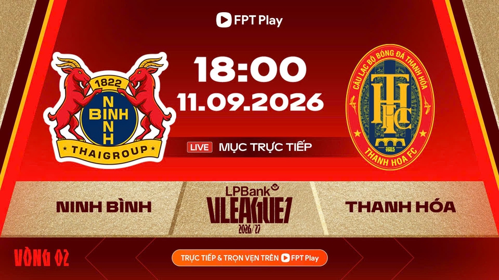Dự đo&aacute;n tỷ số V-League h&ocirc;m nay: Lucao lại thăng hoa, Ninh B&igrave;nh thắng tưng bừng Thanh H&oacute;a

- Ảnh 1.