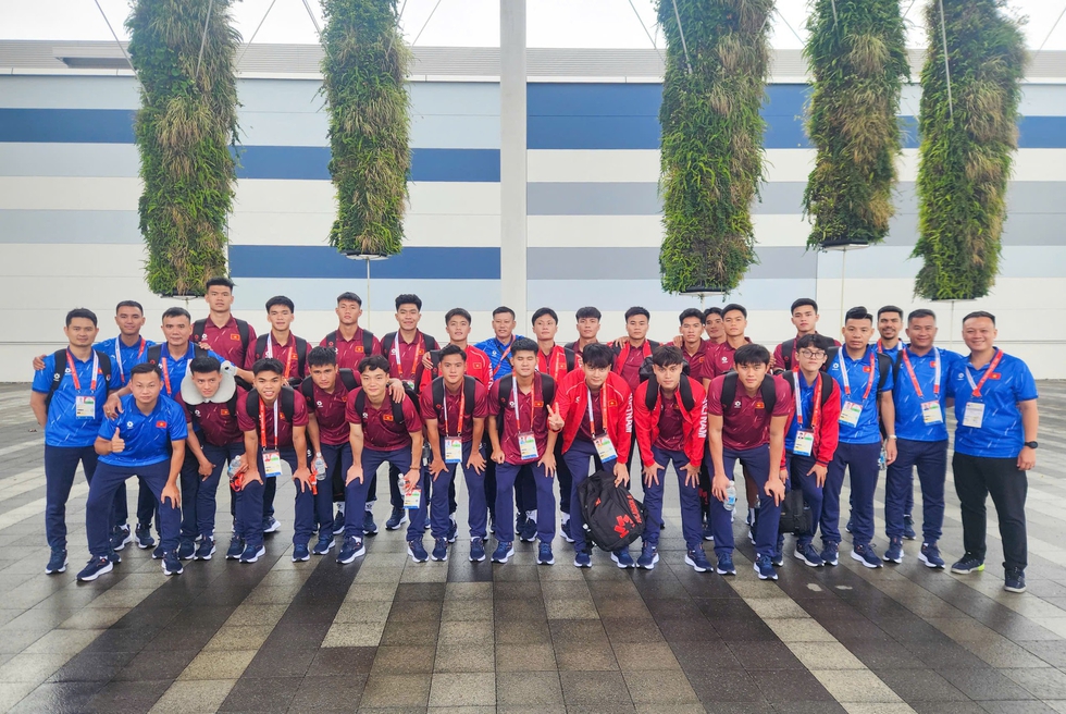 U.23 Việt Nam đ&atilde; đến Nhật Bản an to&agrave;n, sẵn s&agrave;ng h&agrave;nh tr&igrave;nh ASIAD: Mục ti&ecirc;u tứ kết- Ảnh 1.