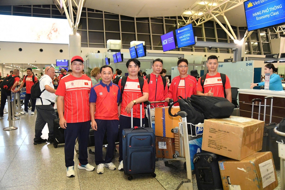 Đoàn thể thao Việt Nam lên đường tham dự ASIASD 20: Nỗ lực đem vinh quang về cho Tổ quốc- Ảnh 6.