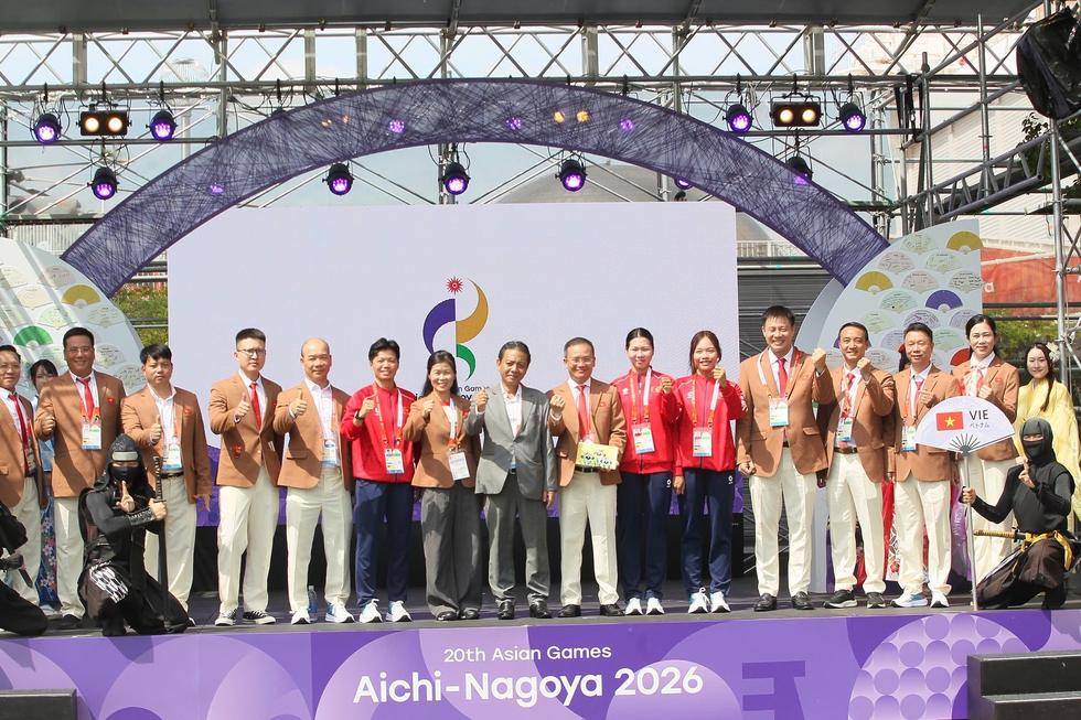 Quốc kỳ Việt Nam tung bay ở ASIAD 20, xúc động khoảnh khắc thiêng liêng tại lễ thượng cờ- Ảnh 5.