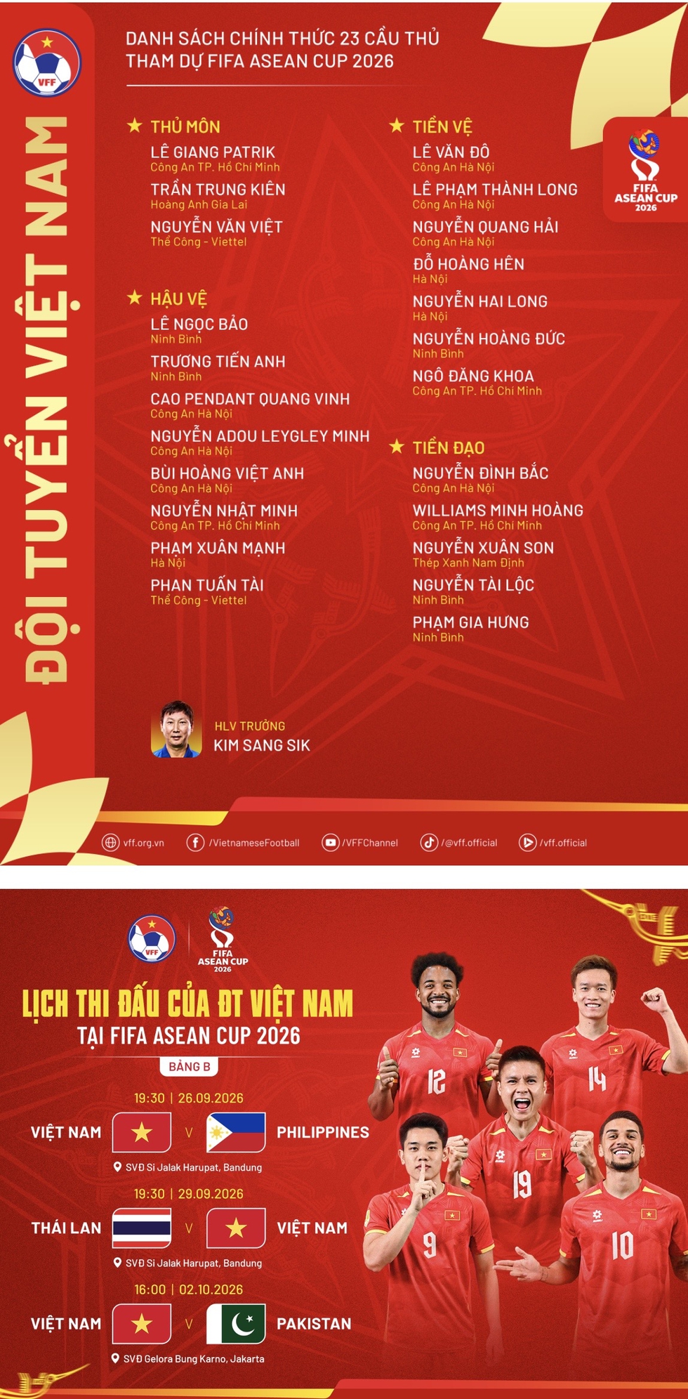 Thầy Kim chốt danh sách nóng đội tuyển Việt Nam đấu FIFA ASEAN Cup, VFF nói về Thành Chung và Đăng Khoa- Ảnh 3.
