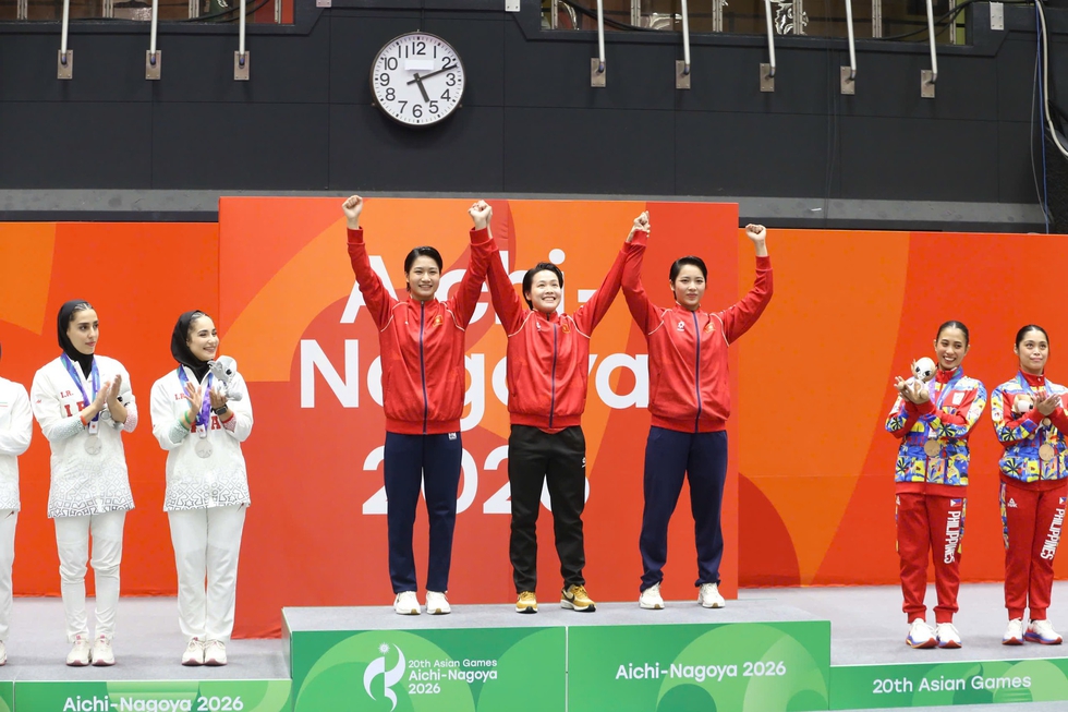 Trung sĩ Ngọc Trâm vừa xinh vừa giỏi: 'Bắn' tiếng Anh như gió sau khi bảo vệ thành công HCV ASIAD- Ảnh 1.