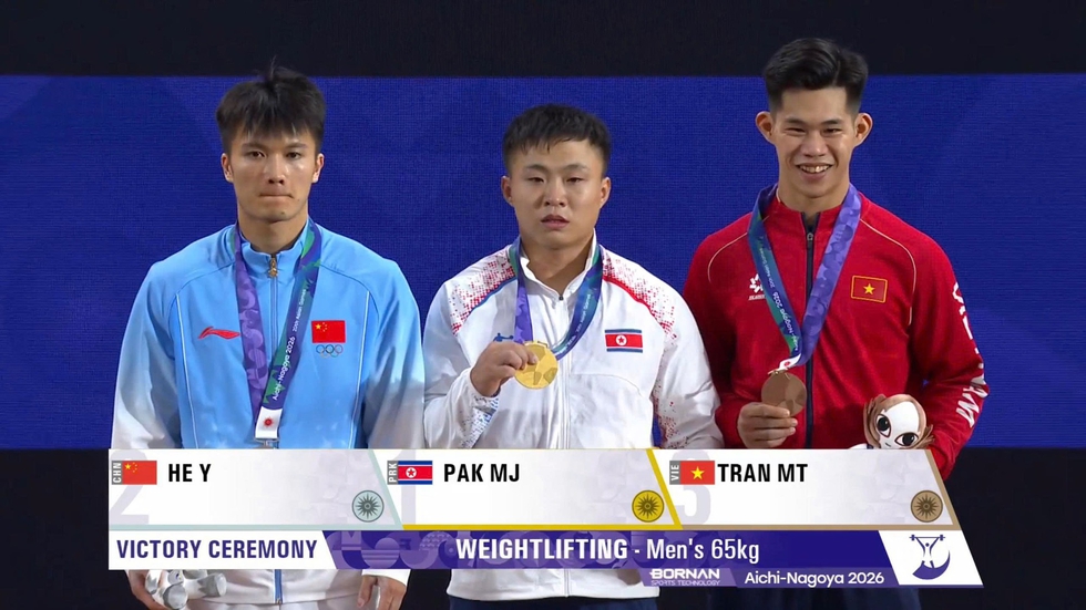 Trần Minh Tr&iacute; đ&aacute;nh bại &aacute; qu&acirc;n Olympic, gi&agrave;nh HCĐ ASIAD: Kỳ t&iacute;ch sau c&uacute; vấp ng&atilde; ở SEA Games 33- Ảnh 1.