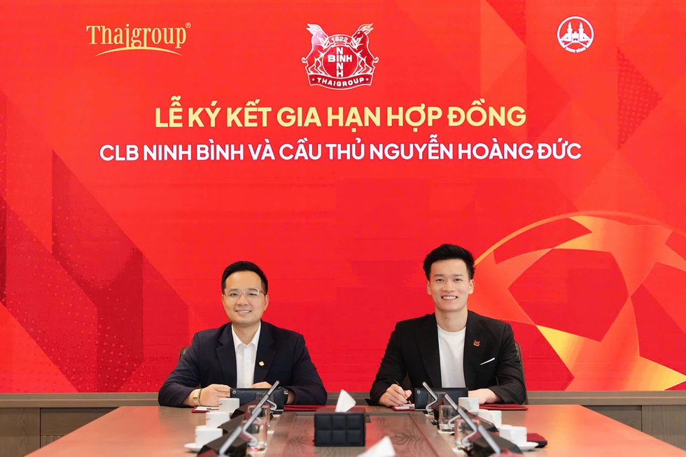 CLB Ninh B&igrave;nh gia hạn hợp đồng với Ho&agrave;ng Đức đến năm 2030- Ảnh 2.
