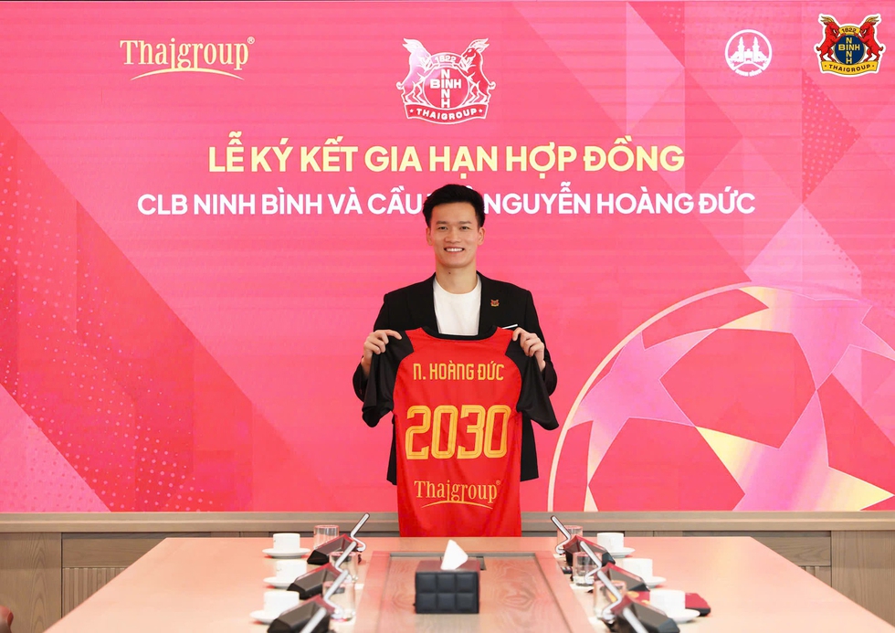 CLB Ninh B&igrave;nh gia hạn hợp đồng với Ho&agrave;ng Đức đến năm 2030- Ảnh 3.