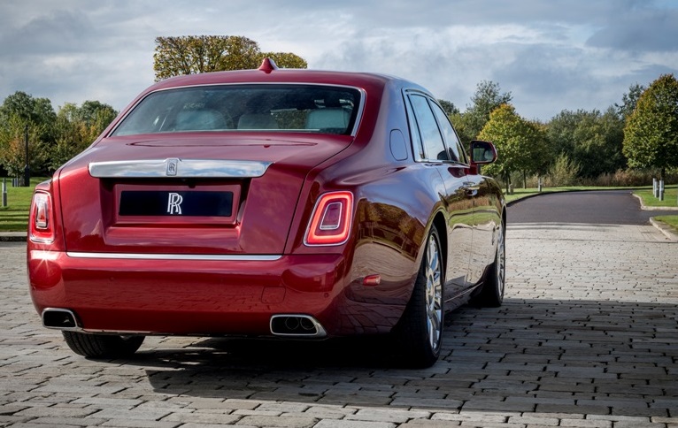 2021 Tinted Red Rolls Royce Phantom on Avant Garde Wheels 