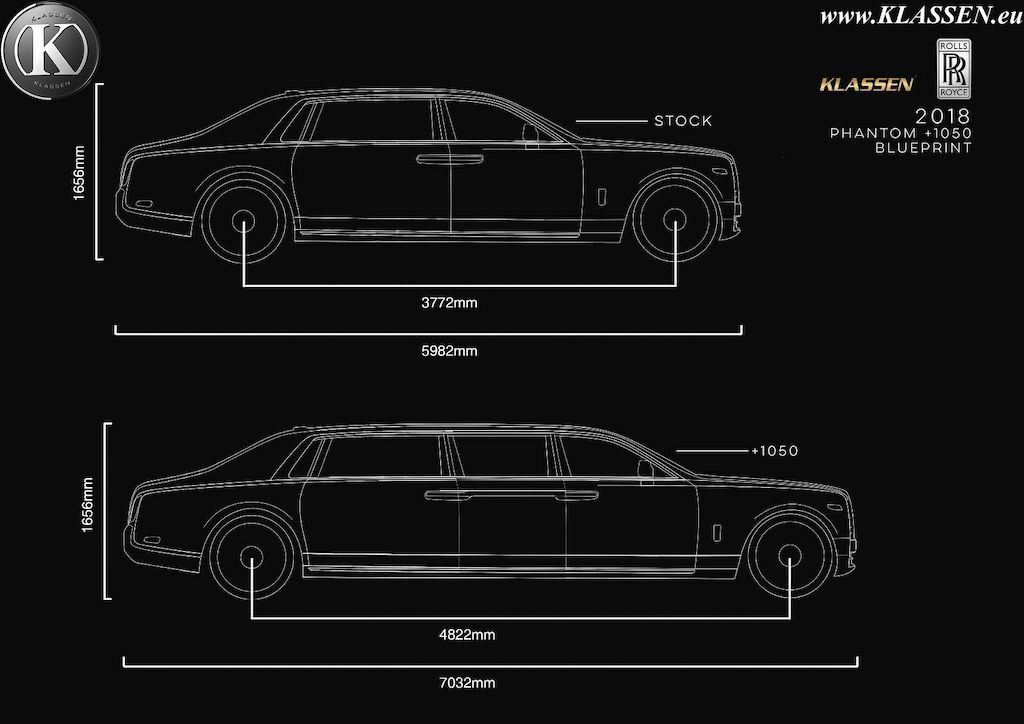 RollsRoyce Phantom được độ thành xe limousine cực chất