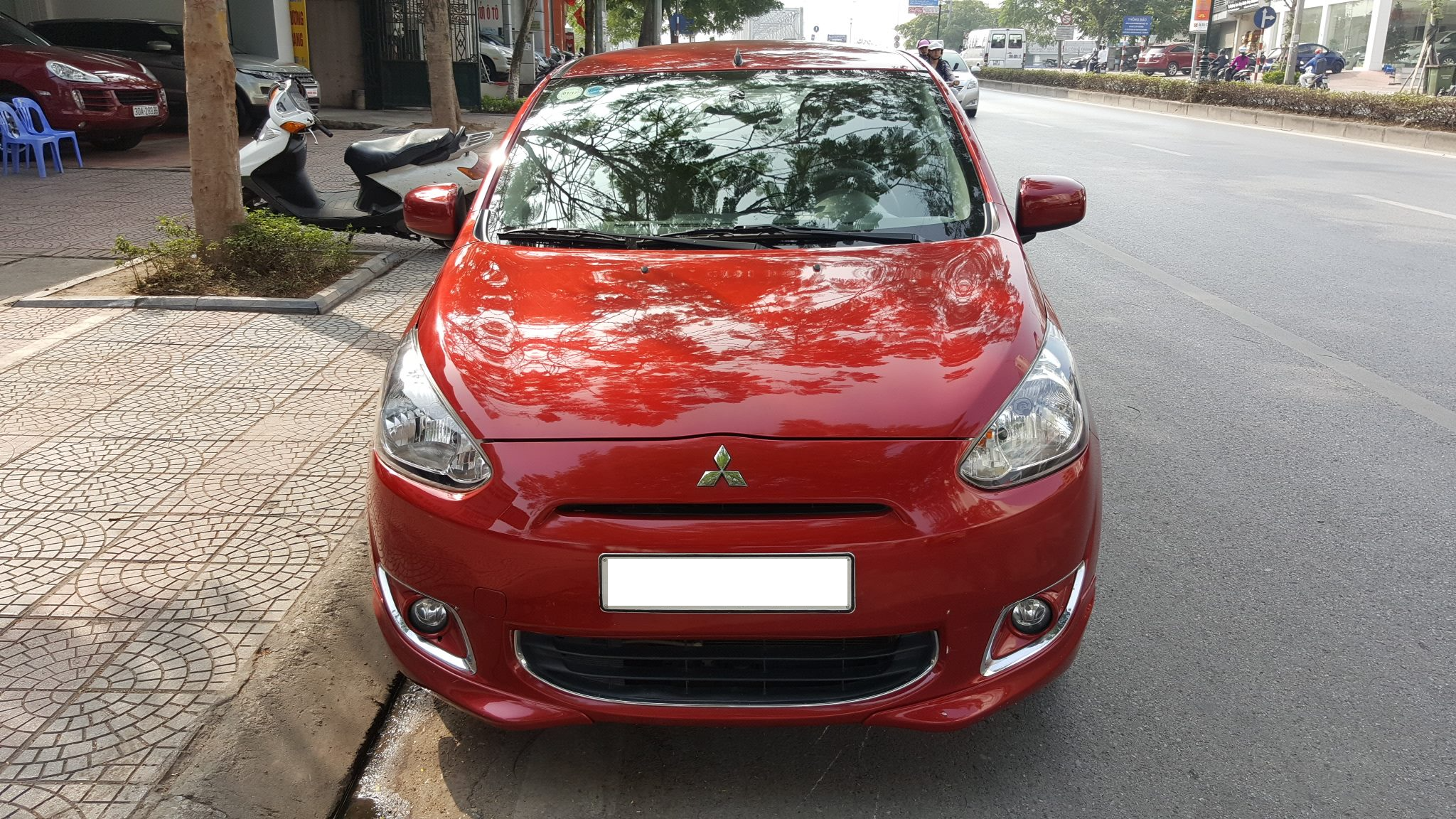 nguyenkslk bán xe Hatchback MITSUBISHI Mirage 2014 màu Trắng giá 330 triệu  ở Hà Nội