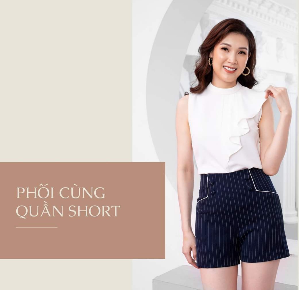 Bộ áo sơ mi thắt nơ eo phong cách giấu quần và quần short lưng thun đáng  yêu - Hàng đẹp với giá tốt nhất