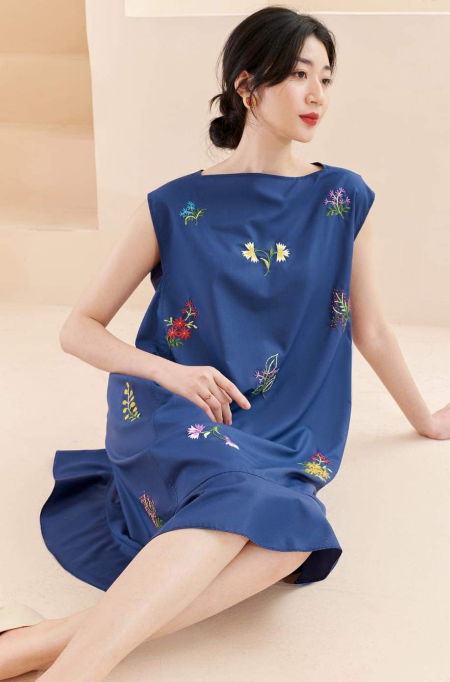 Váy Suông Sát Nách Nữ Hai Dây Bản To fmstyle shop Đầm Hai Dây Chất Đũi Dáng  Dài Phong Cách Hàn Quốc 220401107 - Tìm Voucher