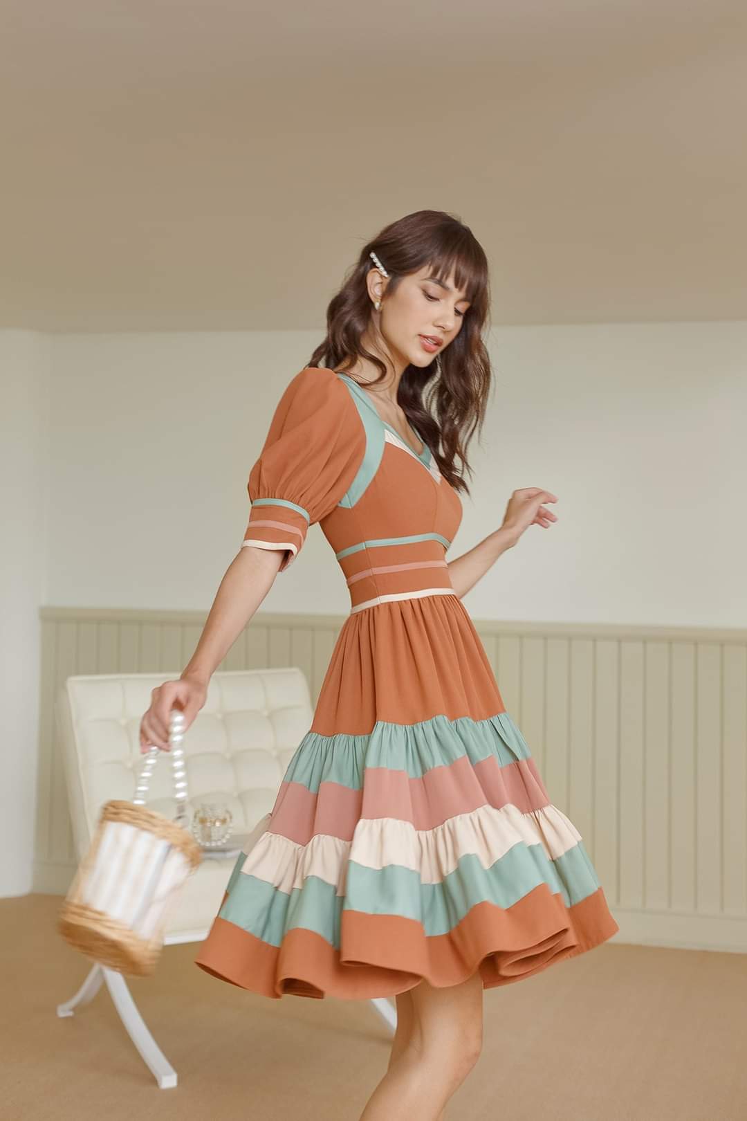 Chân váy phong cách vintage - sakurafashion.vn
