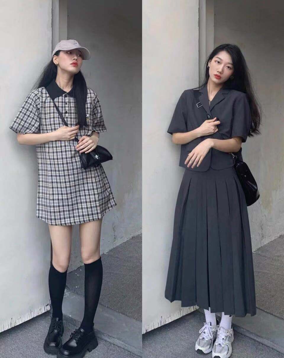 Chân váy đen cá tính siêu ngầu ( sẵn ) | Shopee Việt Nam
