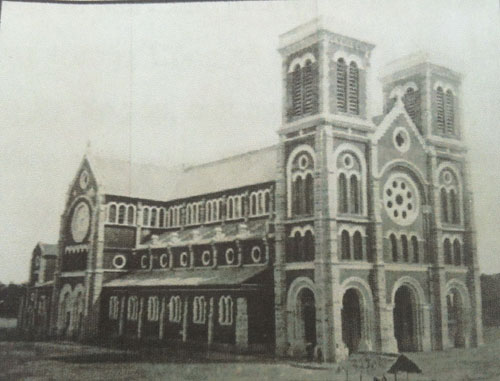 Nguyên bản kiến trúc nhà thờ Đức Bà khánh thành vào năm 1880 - Ảnh: Tư Liệu