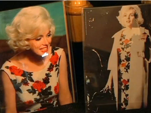 Chiếc đầm hoa của cô đào Marilyn Monroe - Ảnh: Reuters