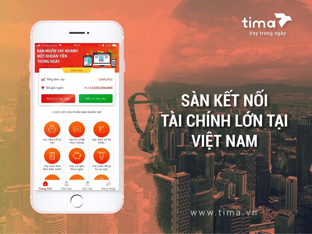 Khách hàng đã có thể tải ứng dụng Tima ngay từ các chợ ứng dụng AppStore và GooglePlay 