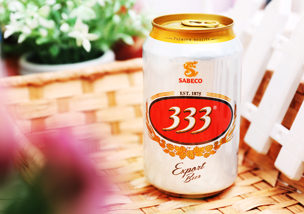 Bia Sài Gòn  Bạc Liêu  Bia Saigon  Bia 333 Premium 333 chai