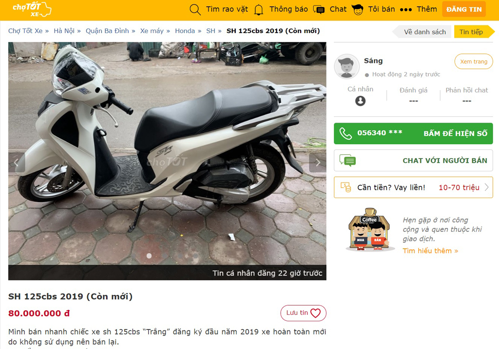 Honda Sh 2019 Cũ Mất Giá Bao Nhiêu Khi Có Sh 2020?