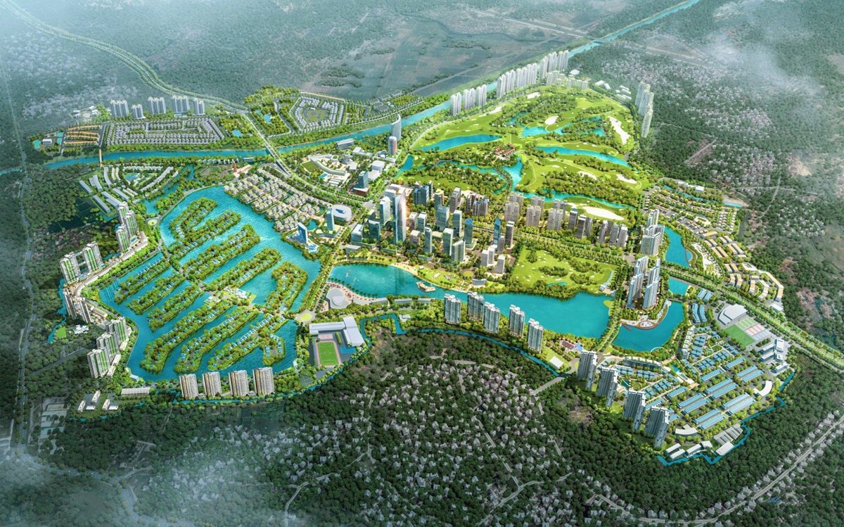 Đông Hà Nội có khu đô thị sở hữu thiết kế cảnh quan đẹp nhất thế giới