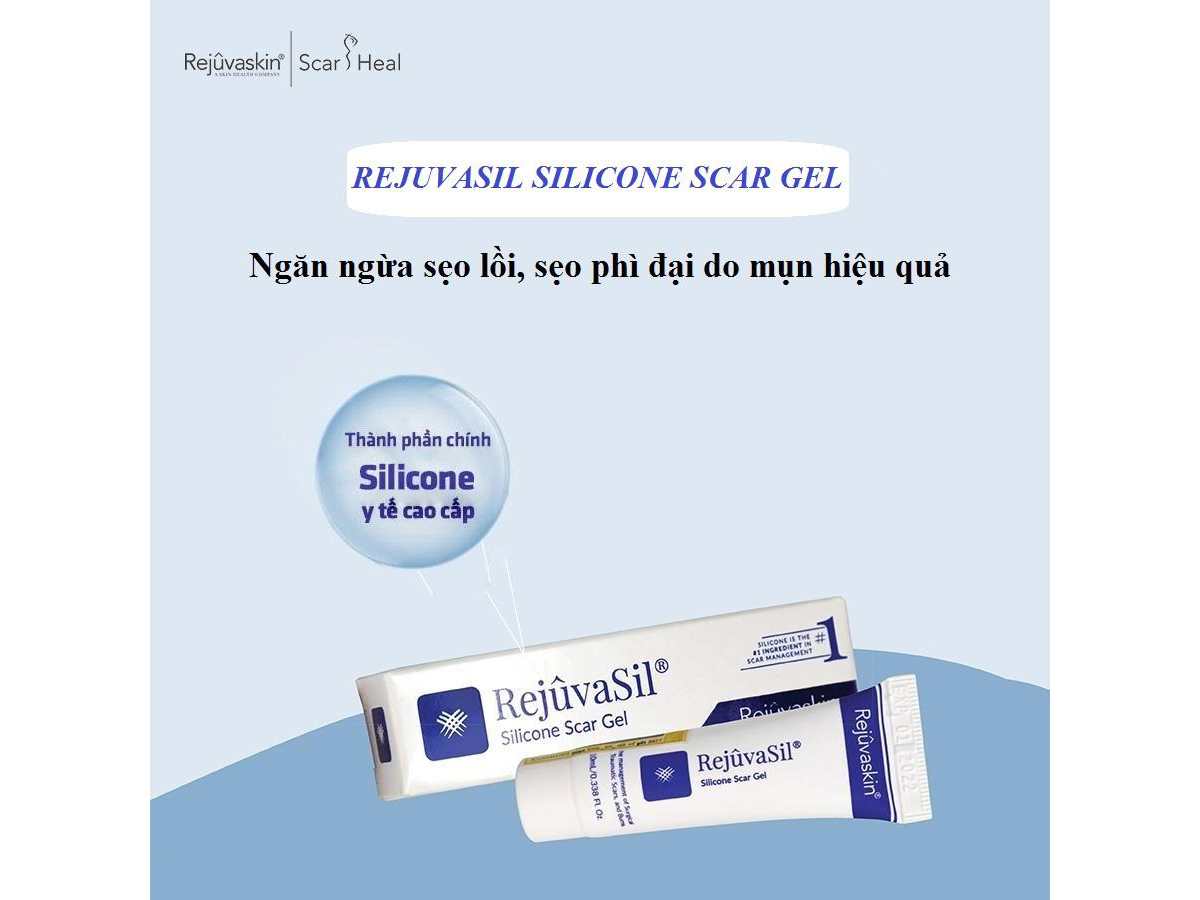 Gel trị sẹo lồi lâu năm Scar Rejuvasil