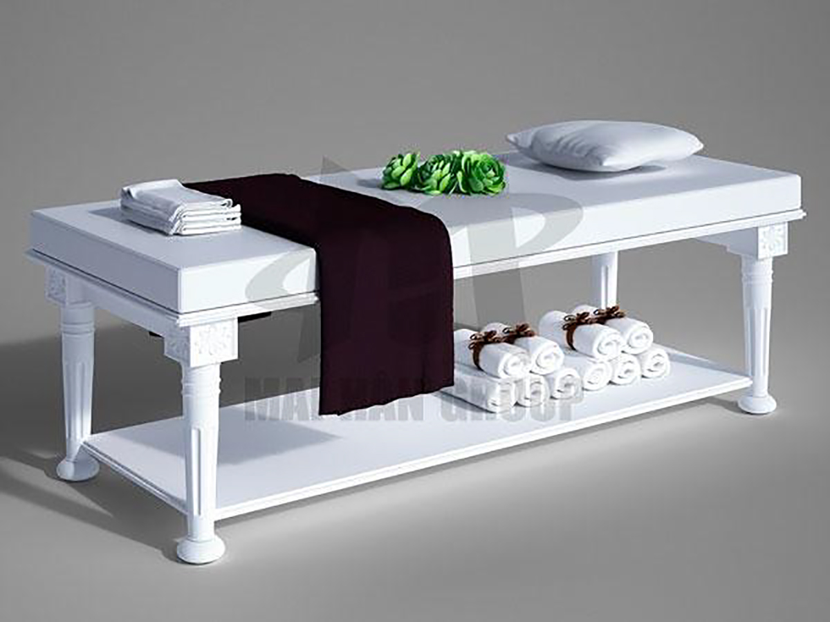 Giường massage thường được sử dụng tại spa