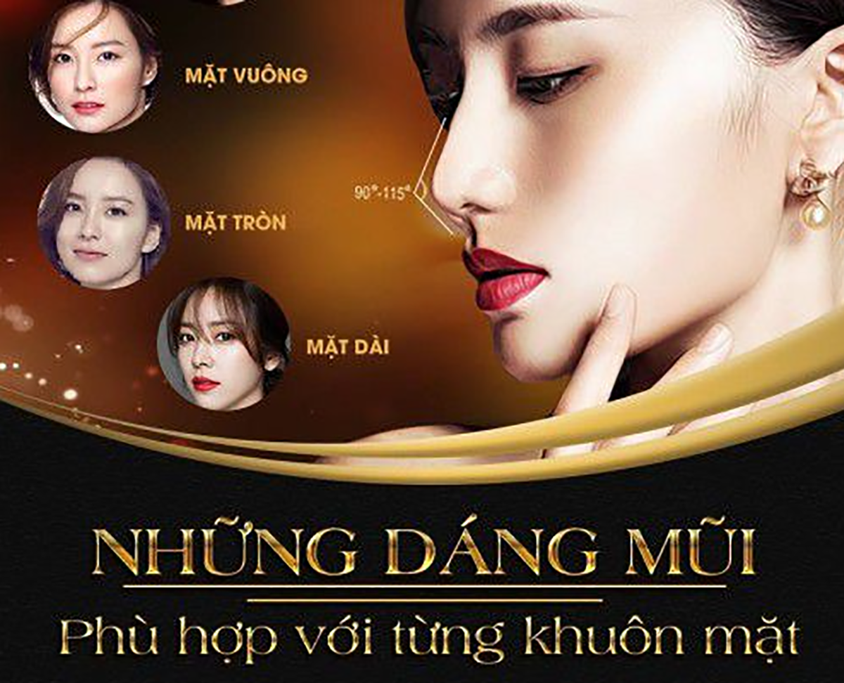 Làm sao để biết gương mặt phù hợp với dáng mũi nào