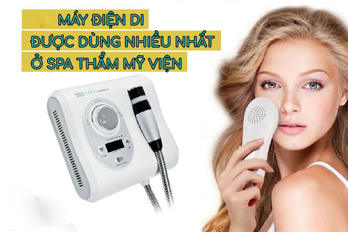 Máy điện di là thiết bị chăm sóc da không thế thiếu trong các liệu trình chăm sóc da tại spa