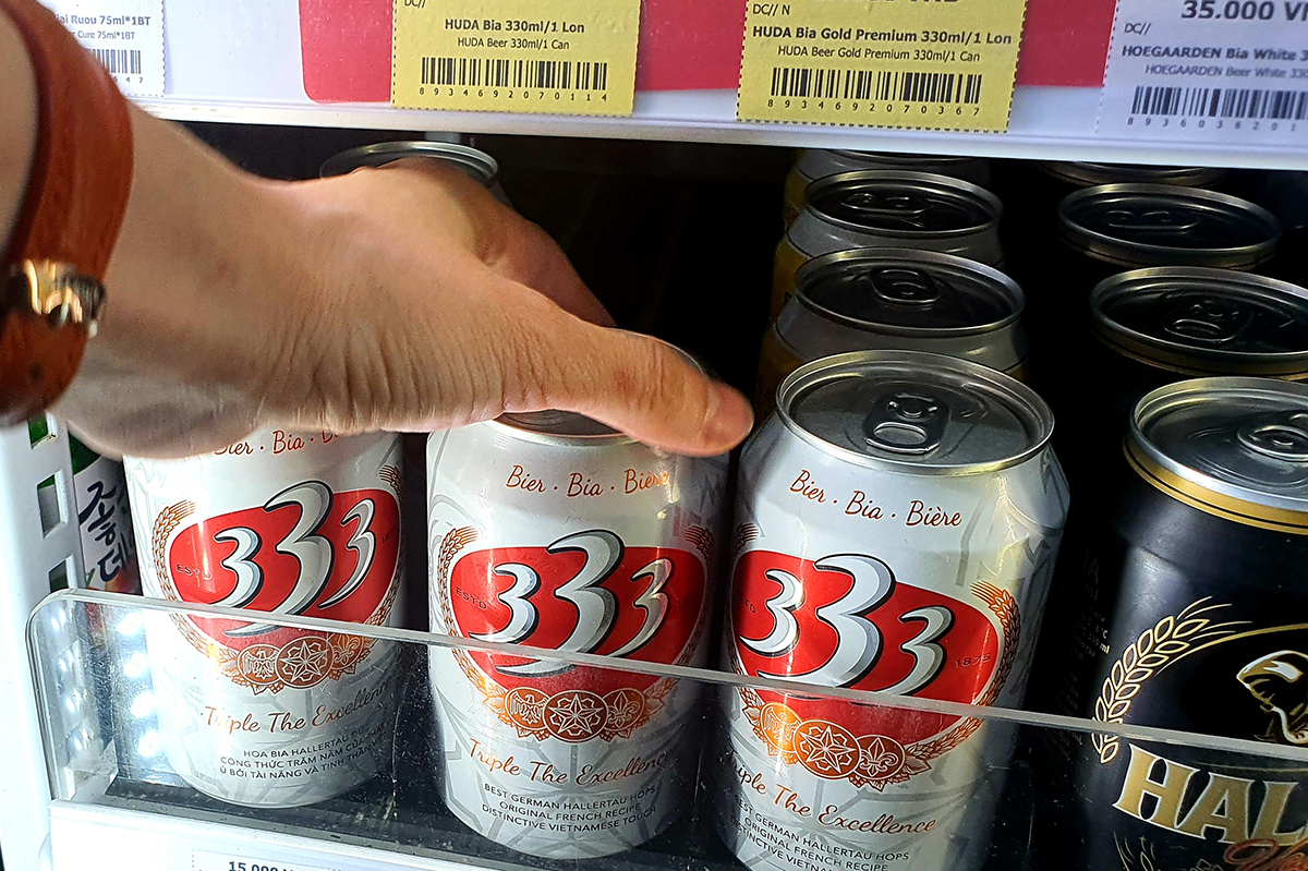 Giới thiệu về bia 333 nồng độ cồn giá thành của bia 333